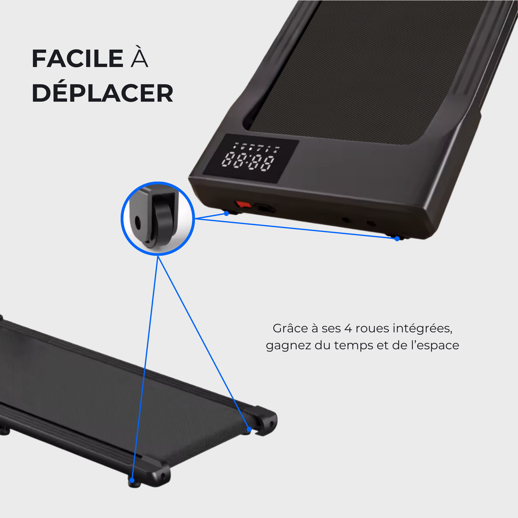 Tapis de marche connecté | TT3 – Trainer Connect