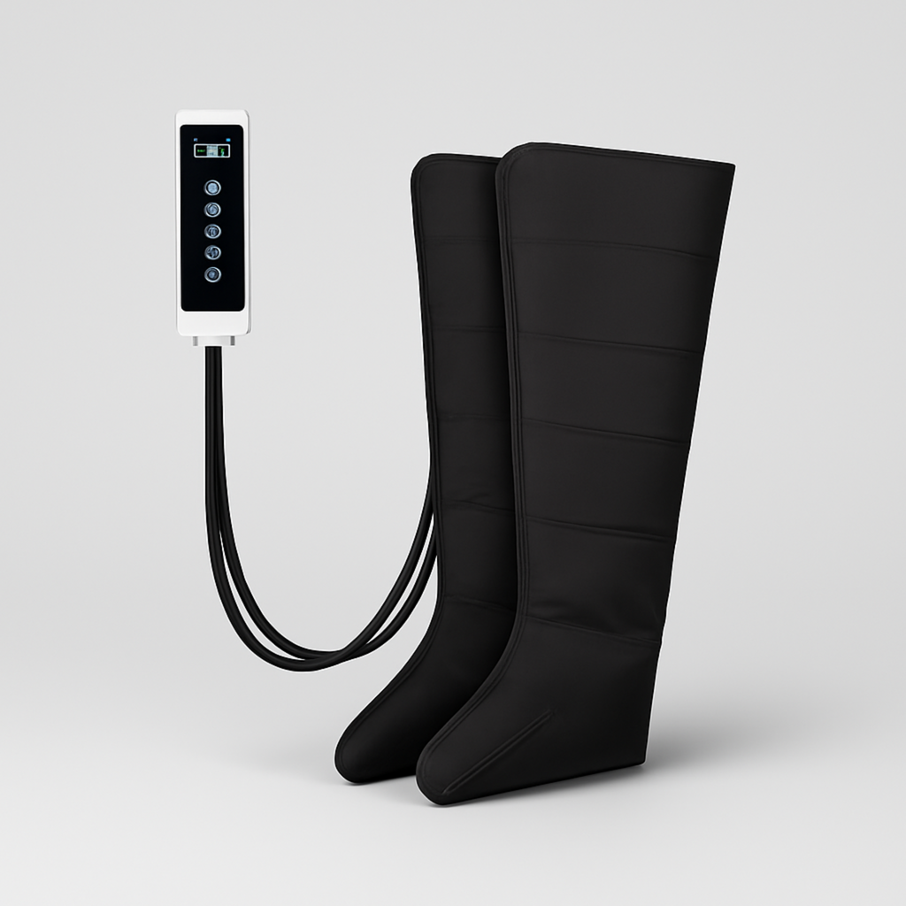 Bottes de pressothérapie, drainage et massage à domicile