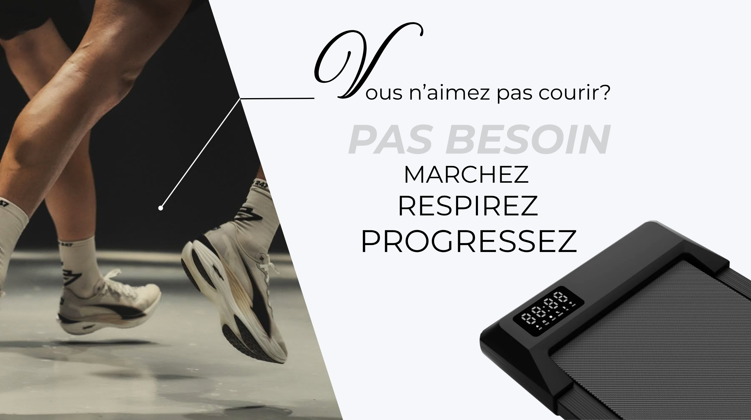 Marcher mieux que courir