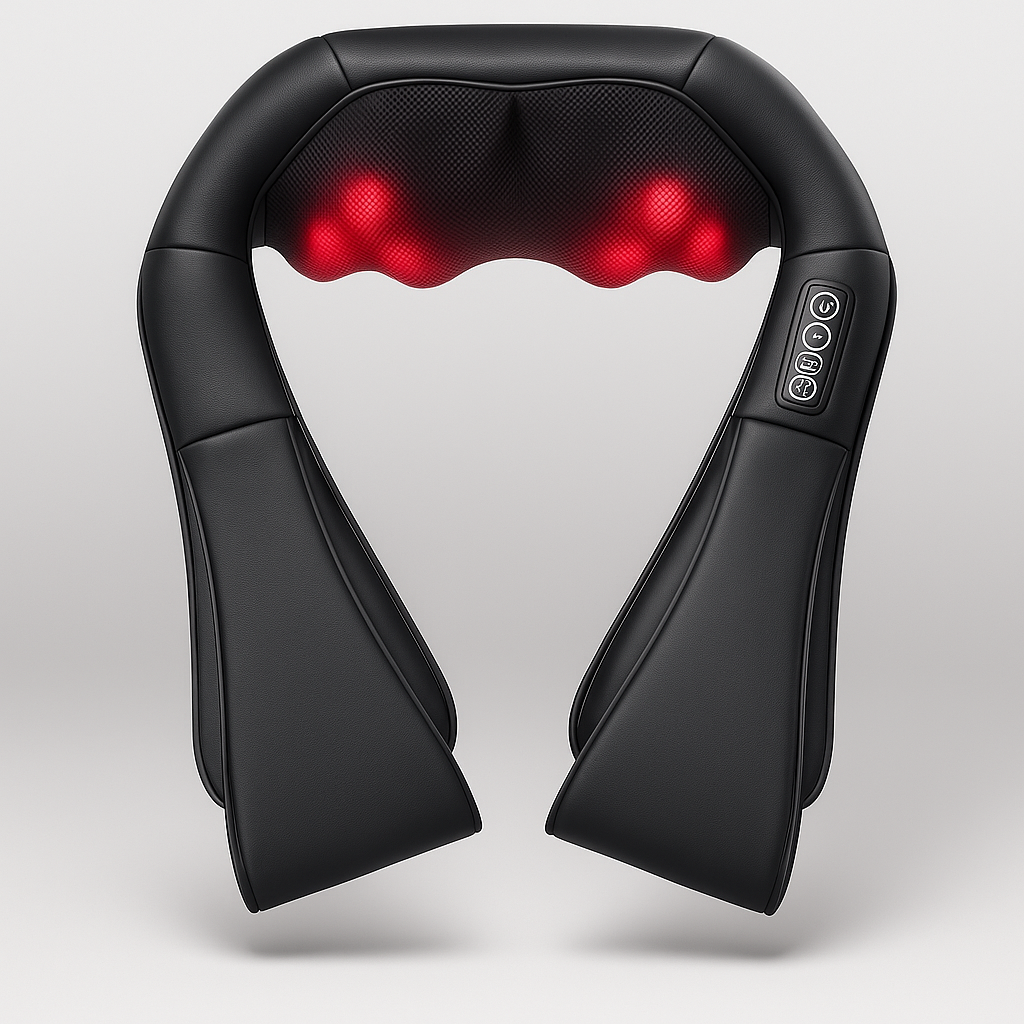 Relaxnuque 4 en 1 - Masseur Chauffant Cervical & Dos