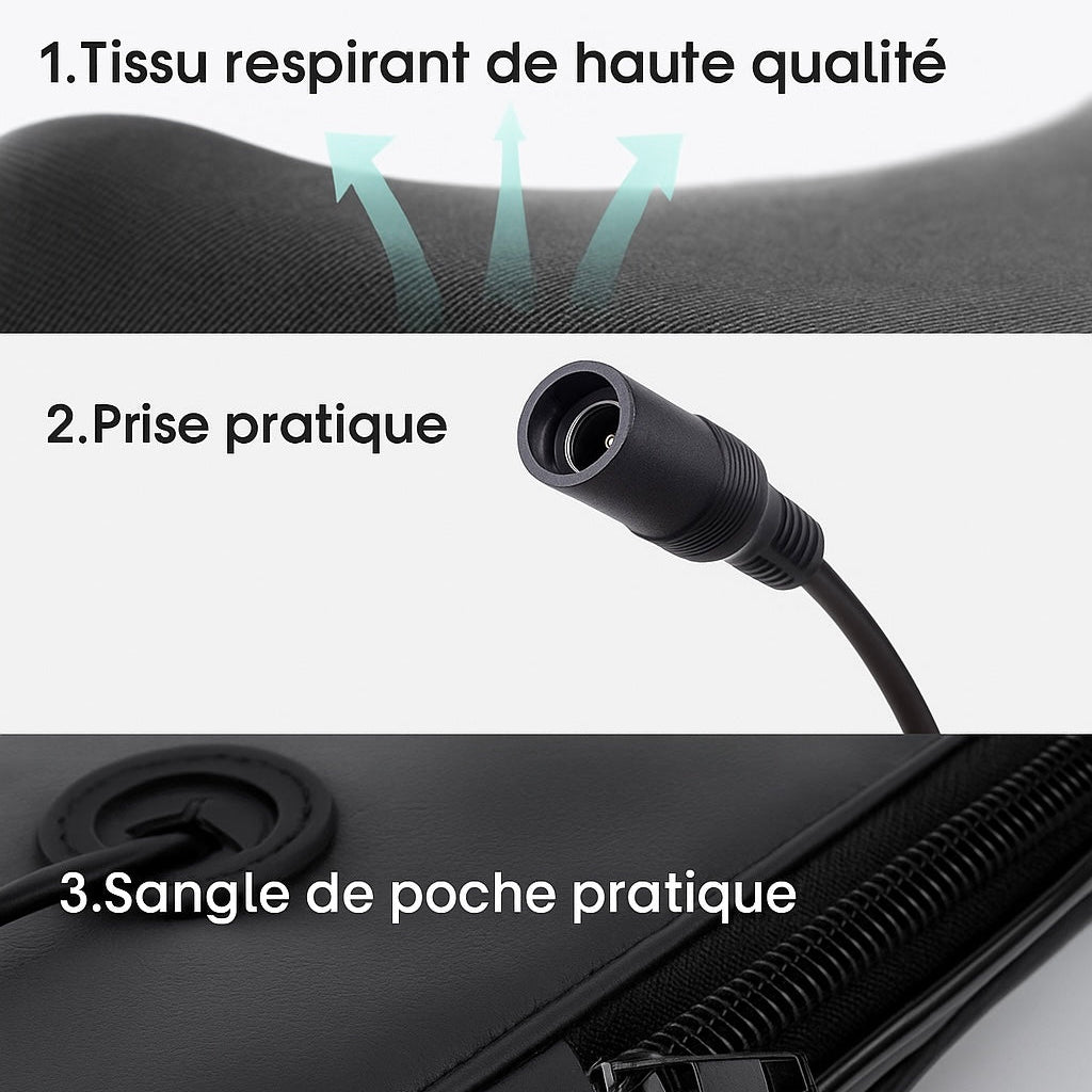 Relaxnuque 4 en 1 - Masseur Chauffant Cervical & Dos