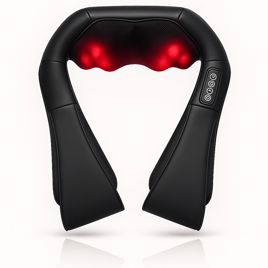 Relaxnuque 4 en 1 - Masseur Chauffant Cervical & Dos