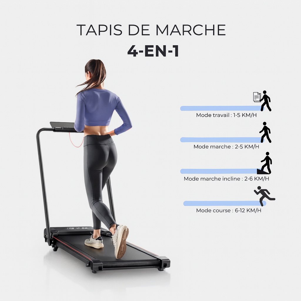 Tapis de marche pliable et course TT6