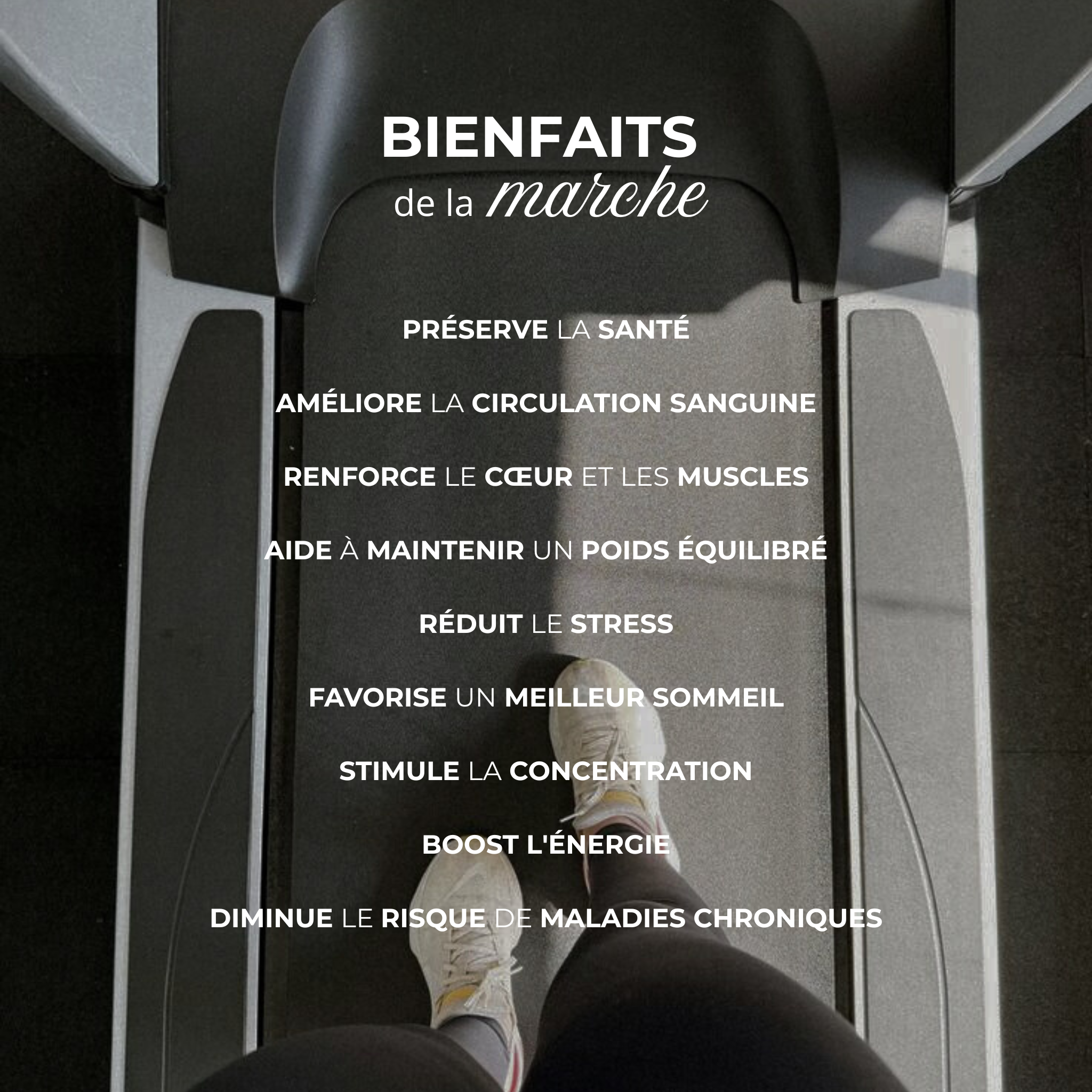 Les bienfaits de la marche